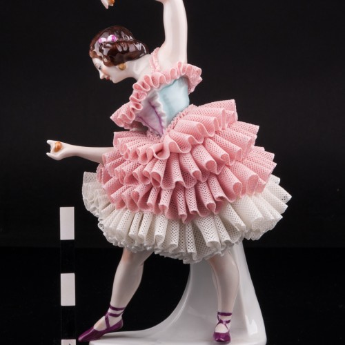 Танцовщица с кастаньетами, кружевная, Sitzendorf, Германия, вт. пол. 20 в