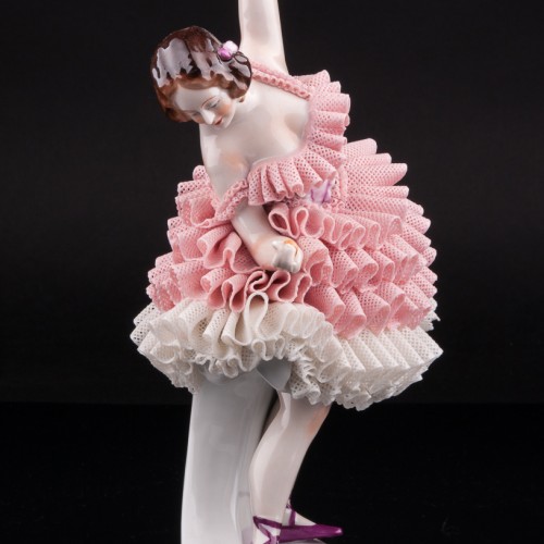 Танцовщица с кастаньетами, кружевная, Sitzendorf, Германия, вт. пол. 20 в