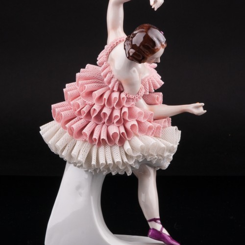 Танцовщица с кастаньетами, кружевная, Sitzendorf, Германия, вт. пол. 20 в