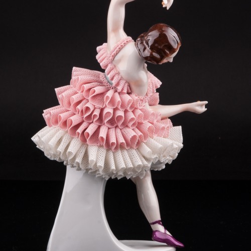 Танцовщица с кастаньетами, кружевная, Sitzendorf, Германия, вт. пол. 20 в