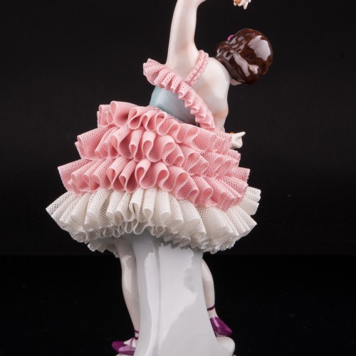 Танцовщица с кастаньетами, кружевная, Sitzendorf, Германия, вт. пол. 20 в