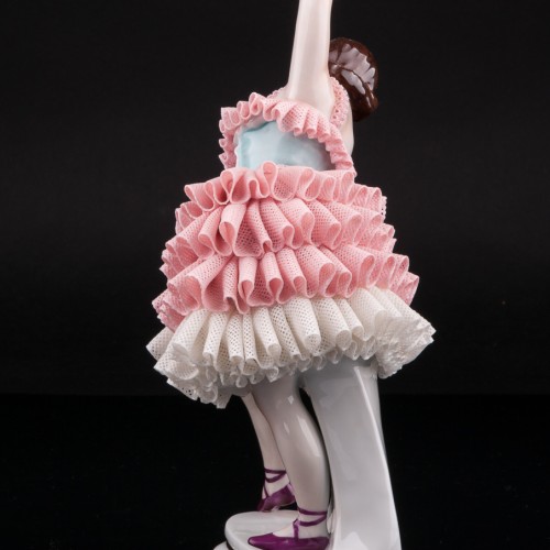 Танцовщица с кастаньетами, кружевная, Sitzendorf, Германия, вт. пол. 20 в