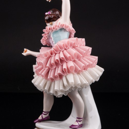 Танцовщица с кастаньетами, кружевная, Sitzendorf, Германия, вт. пол. 20 в