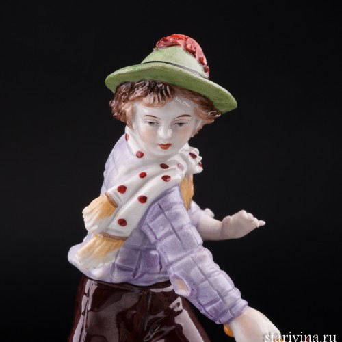 Мальчик с гусями, Sitzendorf, Германия, вт. пол. 20 в