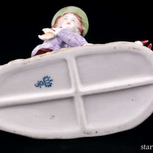 Мальчик с гусями, Sitzendorf, Германия, вт. пол. 20 в