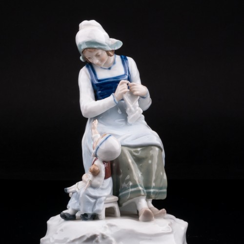 Мама с дочкой, Karl Ens, Германия, кон. 19 - нач. 20 вв