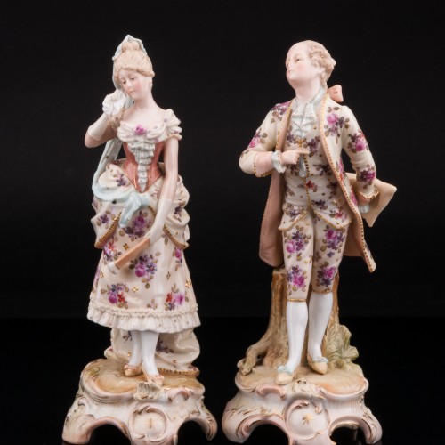 Пара на раздельных постаментах, Германия, кон. 19 в