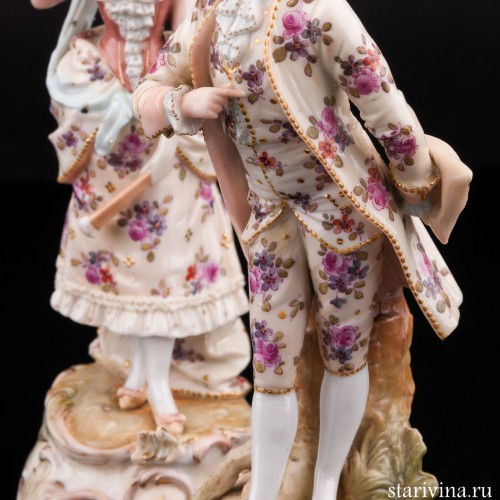 Пара на раздельных постаментах, Германия, кон. 19 в