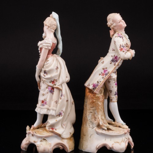 Пара на раздельных постаментах, Германия, кон. 19 в