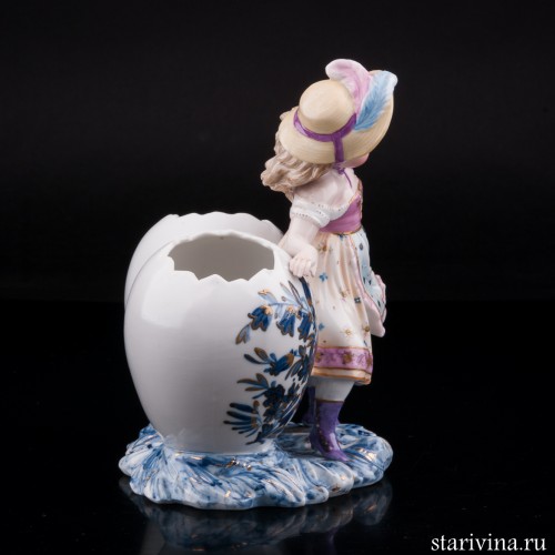 Девочка с пасхальными яйцами, Scheibe-Alsbach, Германия, кон. 19 в