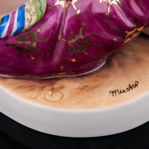 Статуэтка девшуки Шахерезада с попугаем, Karl Ens, Германия, вт. пол. 20 в.