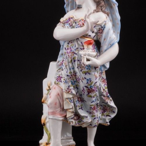 Девушка с масляной лампой, Англия, кон. 19 в