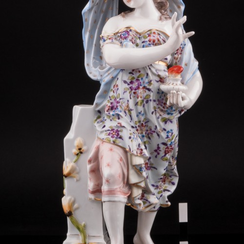 Девушка с масляной лампой, Англия, кон. 19 в