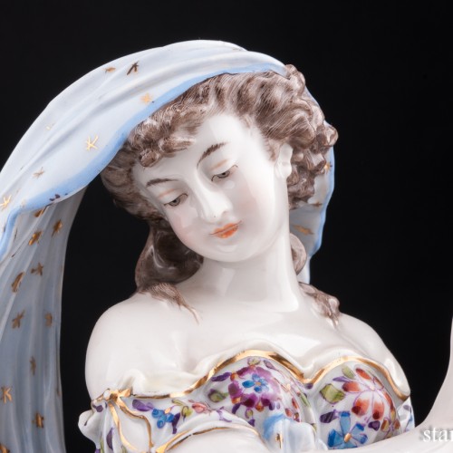 Девушка с масляной лампой, Англия, кон. 19 в