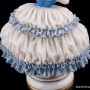 Девушка в голубом платье, кружевная, Muller & Co, Германия, нач. 20 в