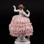 Девушка в розовом платье, кружевная, Muller & Co, Германия, нач. 20 в