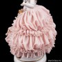 Девушка в розовом платье, кружевная, Muller & Co, Германия, нач. 20 в