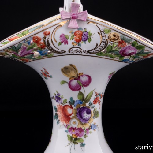 Ваза Корзинка, Carl Thieme, Германия, нач. 20 в