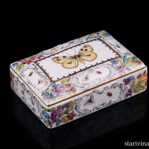 Шкатулка Бабочка, Carl Thieme, Германия, сер. 20 в