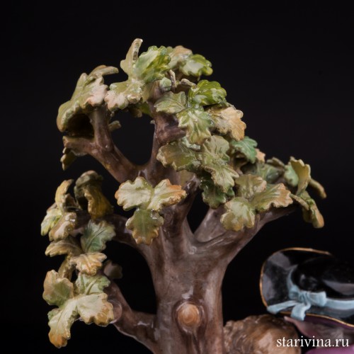 Пара под деревом, Meissen, Германия, вт. пол. 19 в