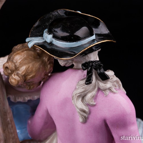 Пара под деревом, Meissen, Германия, вт. пол. 19 в