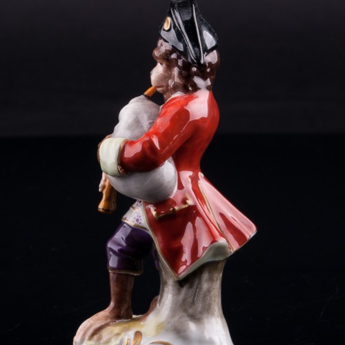 Обезьяна с волынкой, Volkstedt, Германия, до 1935 г