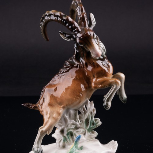 Горный козёл с ящерицей, Karl Ens, Германия, 1950 гг