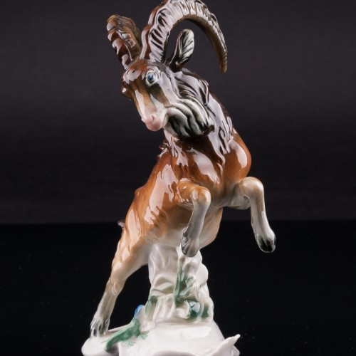 Горный козёл с ящерицей, Karl Ens, Германия, 1950 гг