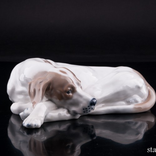 Лежащий поинтер, Royal Copenhagen, Дания, вт. пол. 20 в