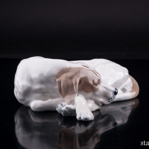 Лежащий поинтер, Royal Copenhagen, Дания, вт. пол. 20 в