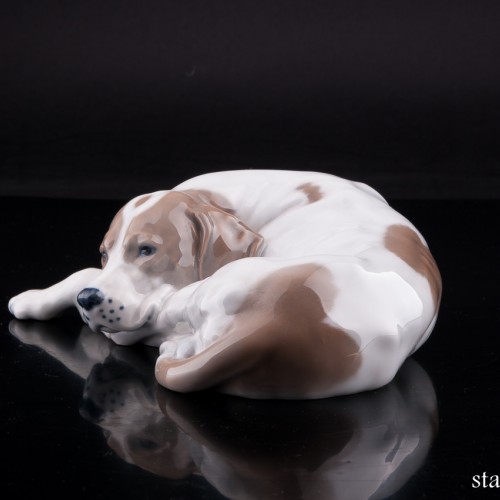 Лежащий поинтер, Royal Copenhagen, Дания, вт. пол. 20 в