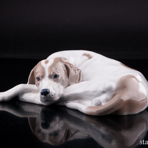 Лежащий поинтер, Royal Copenhagen, Дания, вт. пол. 20 в