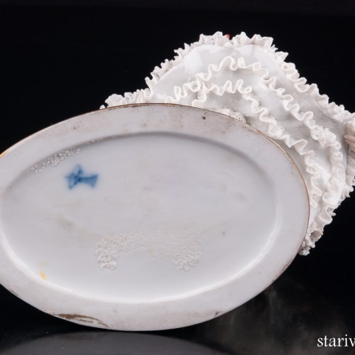 Балерина в танце, кружевная, Volkstedt, Германия, кон. 19 - нач. 20 вв