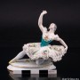 Балерина в танце, кружевная, Volkstedt, Германия, кон. 19 - нач. 20 вв