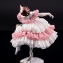 Танцовщица в розовом платье, кружевная, Volkstedt, Германия, вт. пол. 20 в
