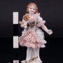 Девочка с цветком, кружевная, миниатюра, Muller & Co, Германия, пер. пол. 20 в