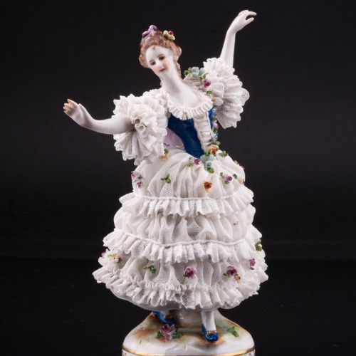 Танцующая дама, кружевная, Volkstedt, Германия, до 1935 г