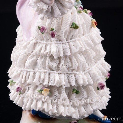 Танцующая дама, кружевная, Volkstedt, Германия, до 1935 г