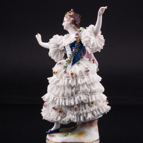 Танцующая дама, кружевная, Volkstedt, Германия, до 1935 г