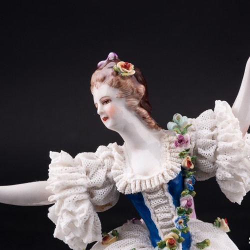 Танцующая дама, кружевная, Volkstedt, Германия, до 1935 г