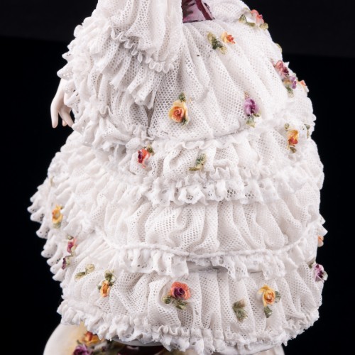 Вера Фокина в балете Карнавал, кружевная, Volkstedt, Германия, до 1935 г