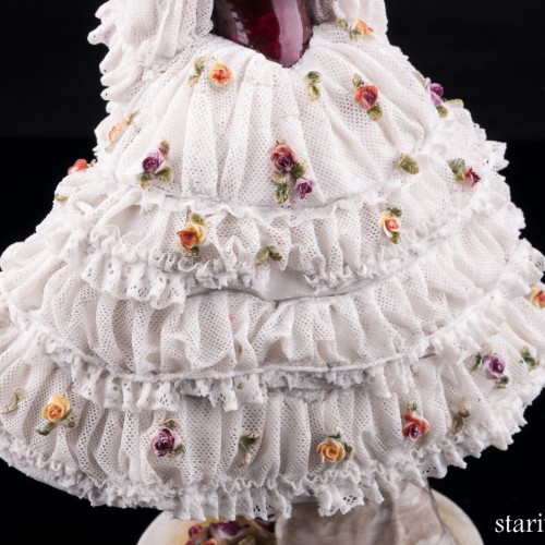 Вера Фокина в балете Карнавал, кружевная, Volkstedt, Германия, до 1935 г