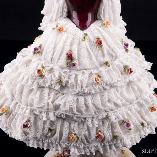 Вера Фокина в балете Карнавал, кружевная, Volkstedt, Германия, до 1935 г