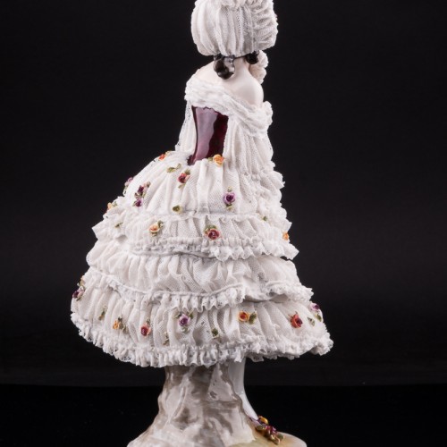 Вера Фокина в балете Карнавал, кружевная, Volkstedt, Германия, до 1935 г