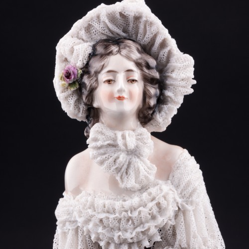 Вера Фокина в балете Карнавал, кружевная, Volkstedt, Германия, до 1935 г