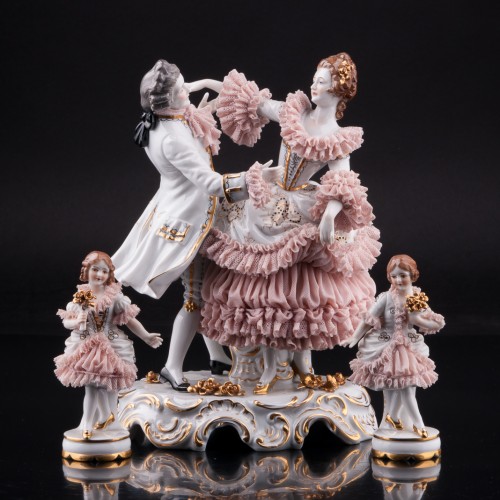 Танцующая пара, Muller & Co, Германия, пер. пол. 20 в