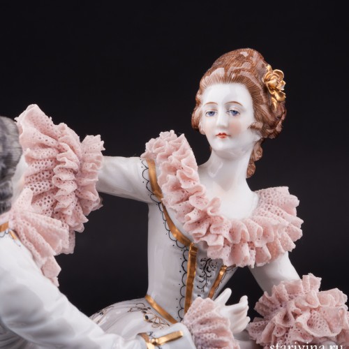 Танцующая пара, Muller & Co, Германия, пер. пол. 20 в