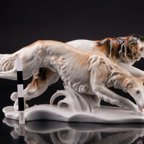 Бегущие борзые, Karl Ens, Германия, 1940-50 гг