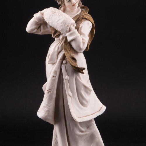 Девушка с муфтой, Bruno Merli, Италия, 1981 г