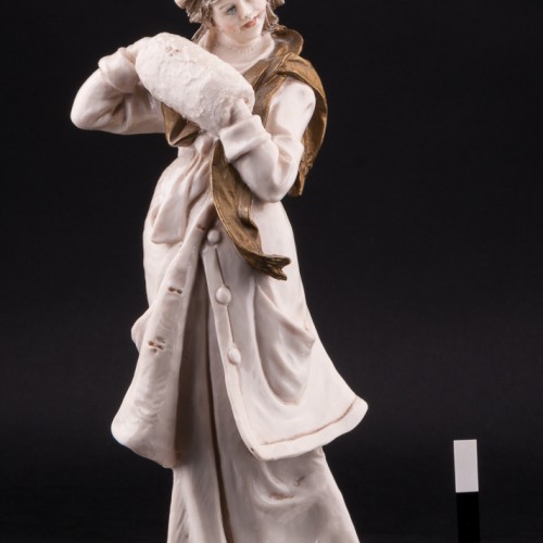 Девушка с муфтой, Bruno Merli, Италия, 1981 г